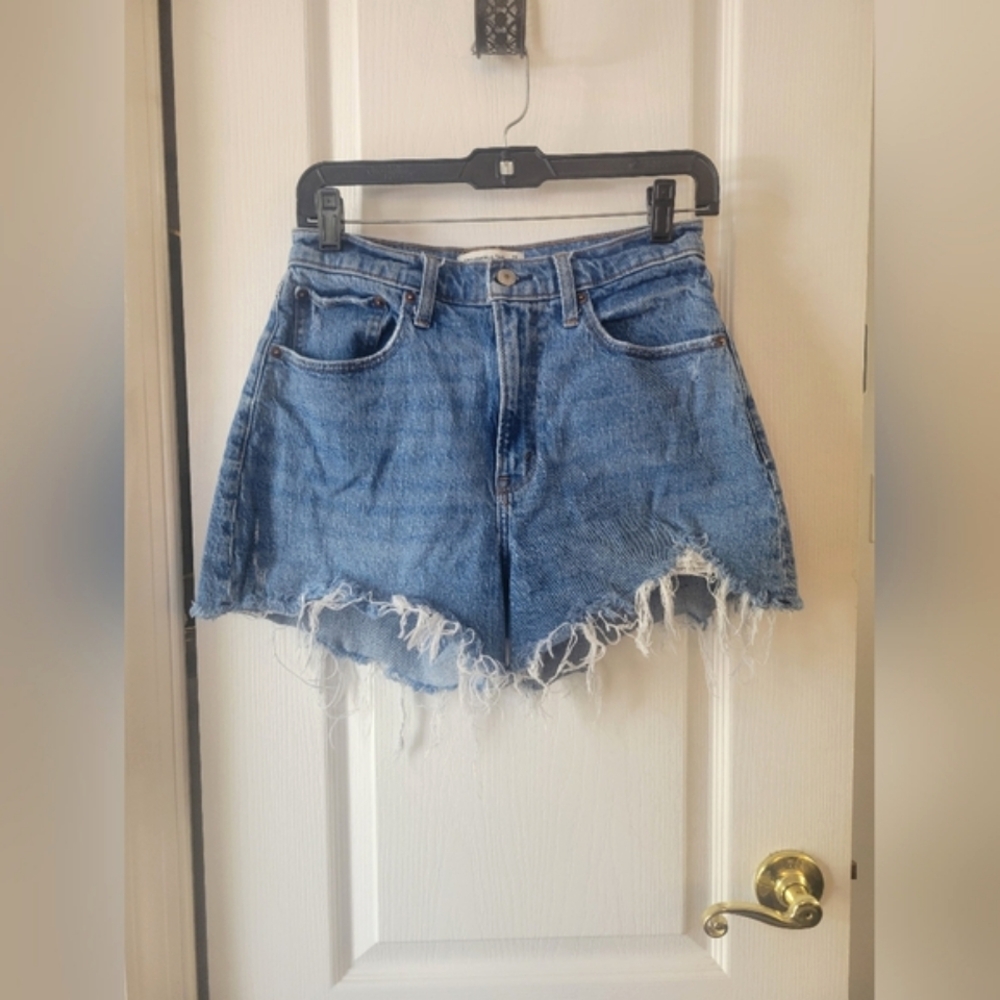 Abercrombie & Fitch Blue Jean Shorts